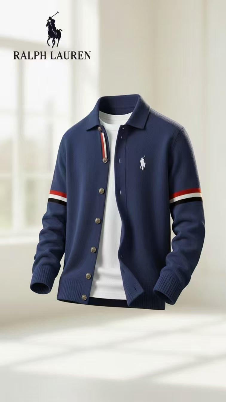 Men’s Collared Button Front Cardigan ✨