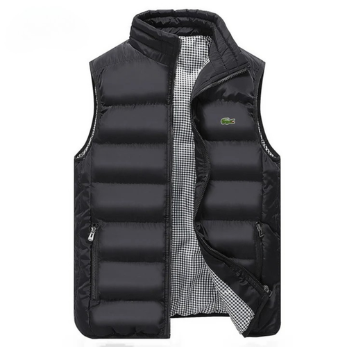 Gilet da Uomo Imbottito con Collo Alto