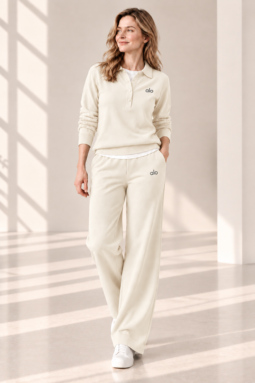 Effortless Layer Look | Collared Loungewear Set