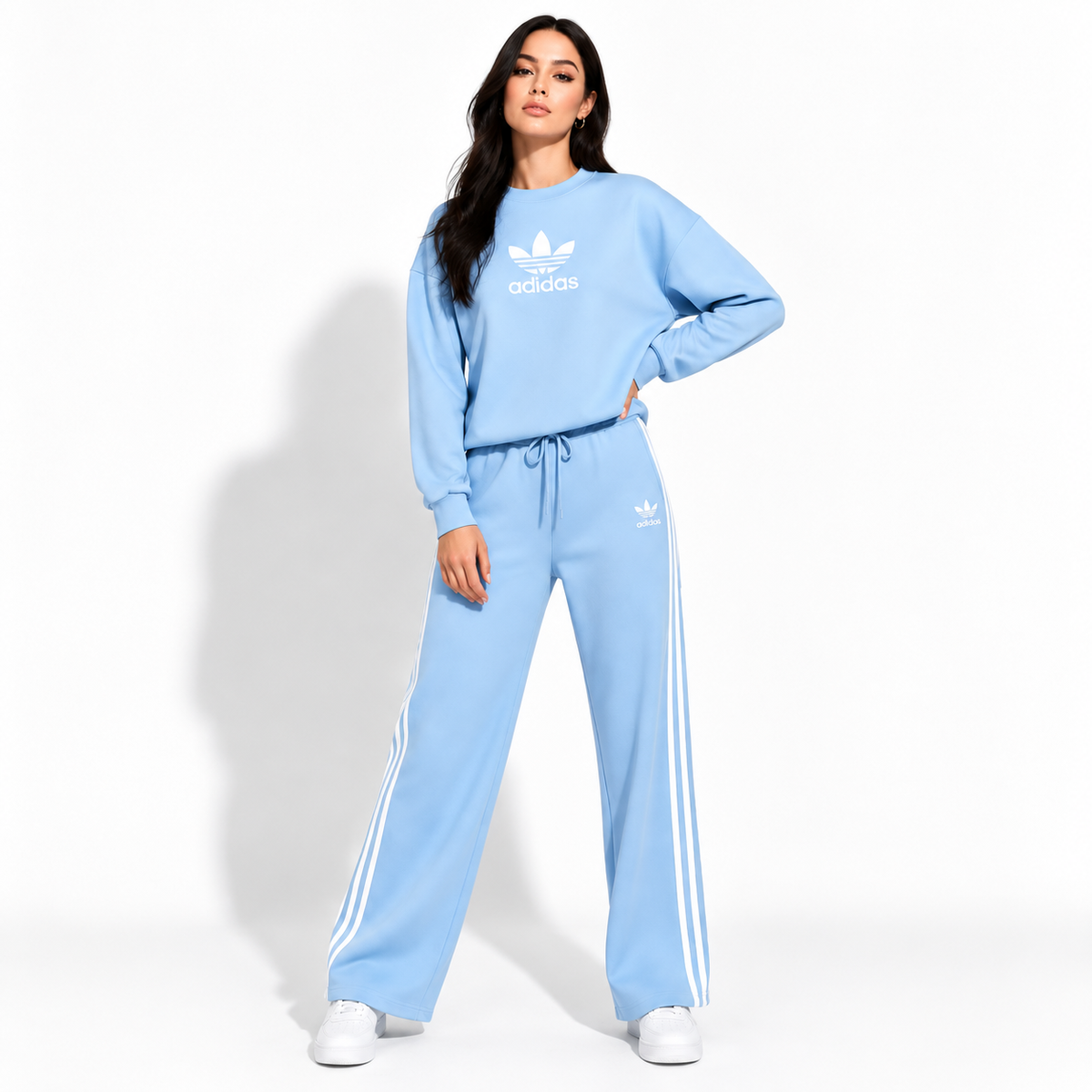 ✨ Women’s Hoodie & Wide‑Leg Pants Set