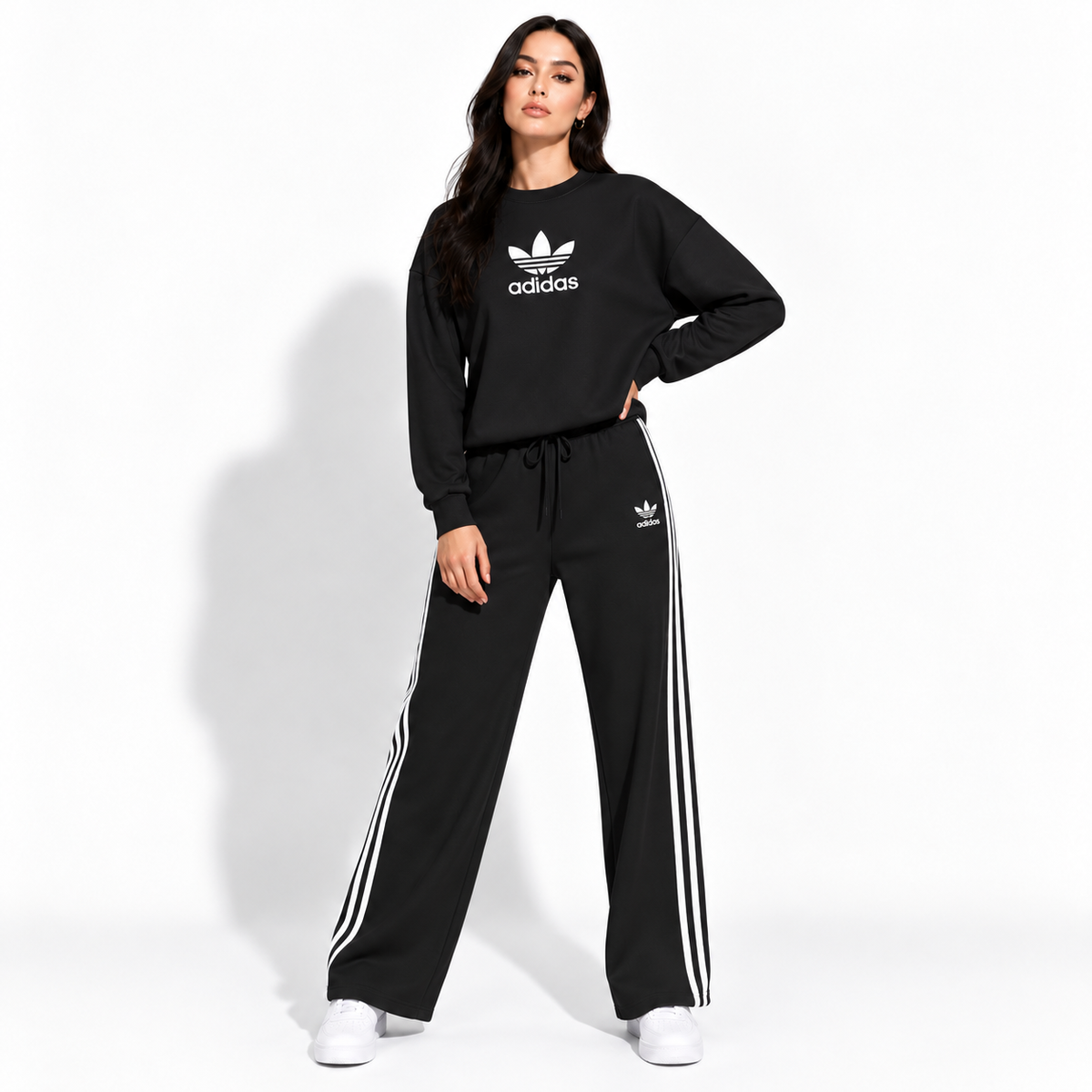 ✨ Women’s Hoodie & Wide‑Leg Pants Set