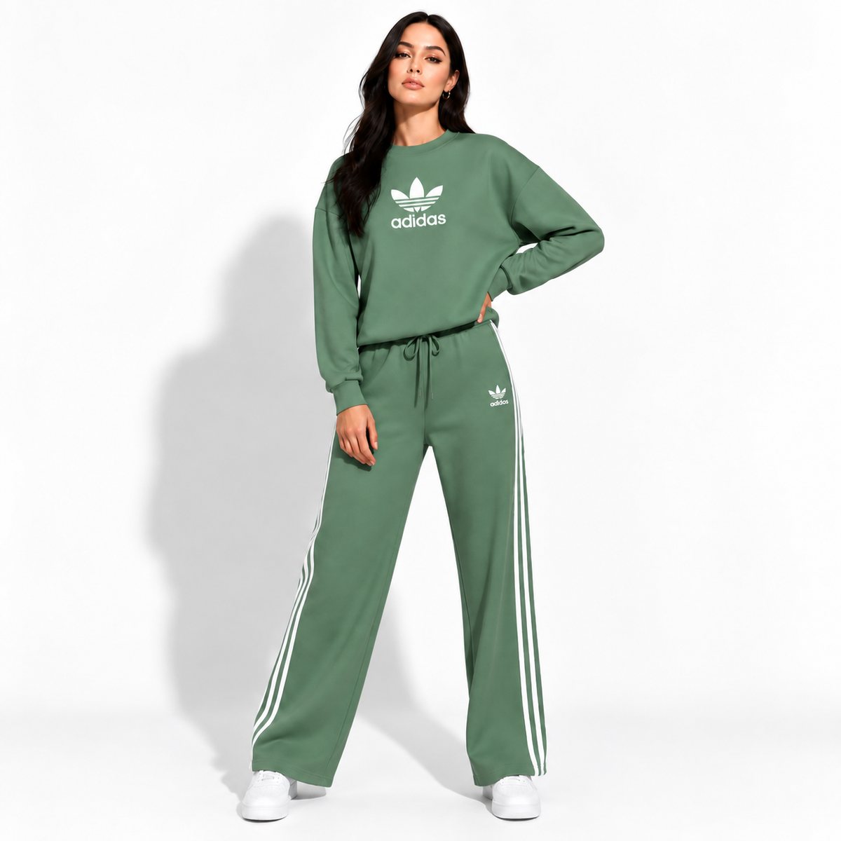 ✨ Women’s Hoodie & Wide‑Leg Pants Set