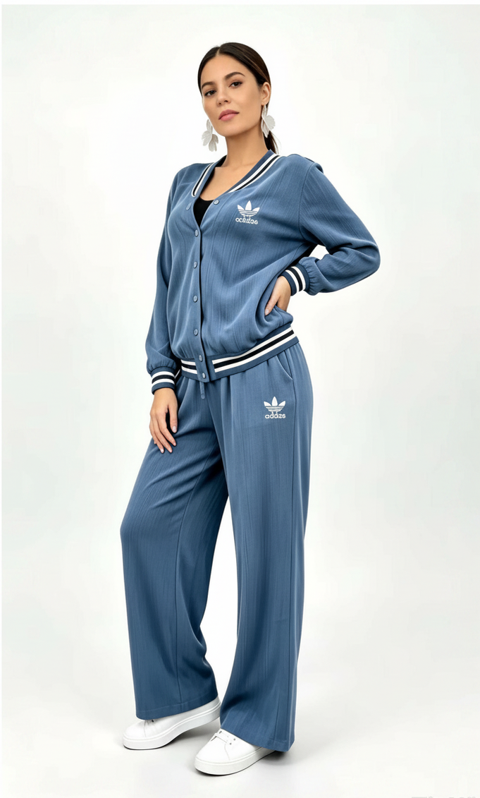 ✨Women Casual Zip‑Up 2‑Piece Tracksuit Set