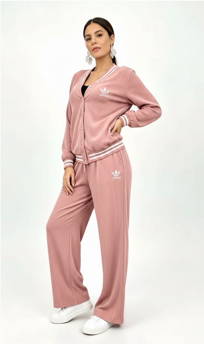 ✨Women Casual Zip‑Up 2‑Piece Tracksuit Set