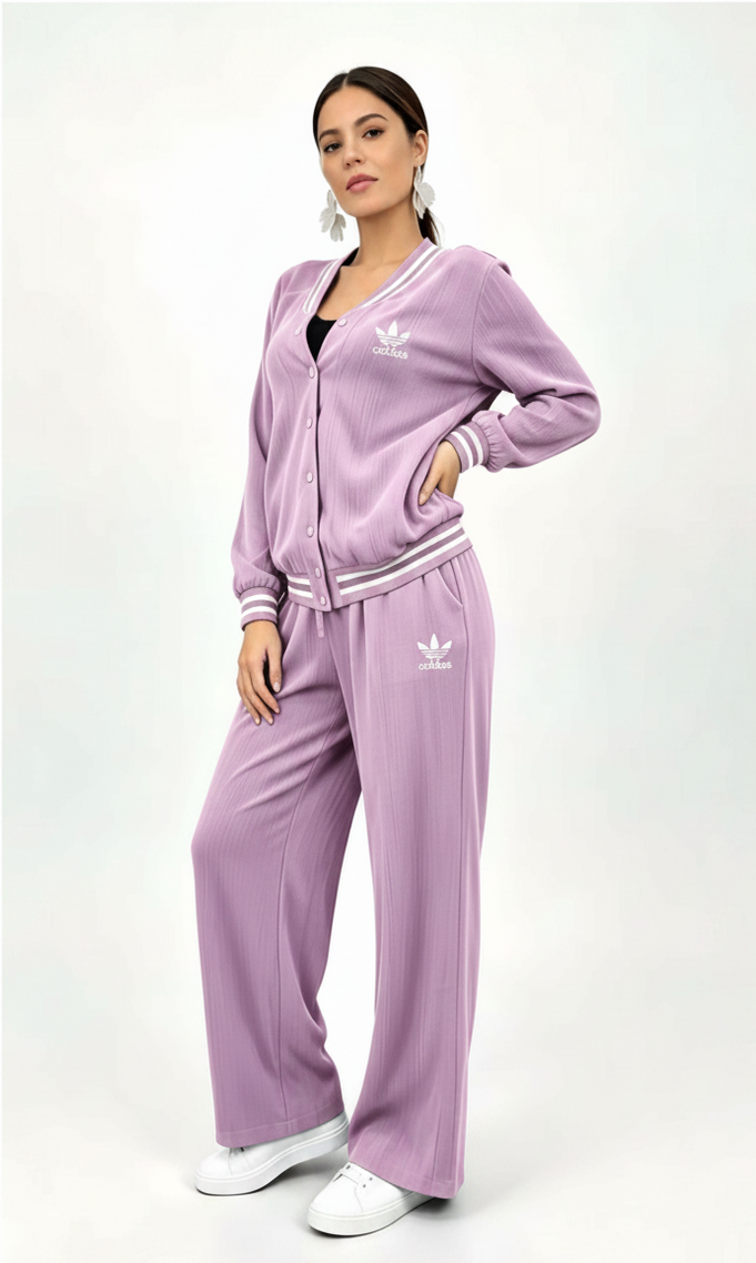 ✨Women Casual Zip‑Up 2‑Piece Tracksuit Set