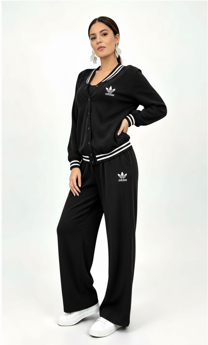 ✨Women Casual Zip‑Up 2‑Piece Tracksuit Set