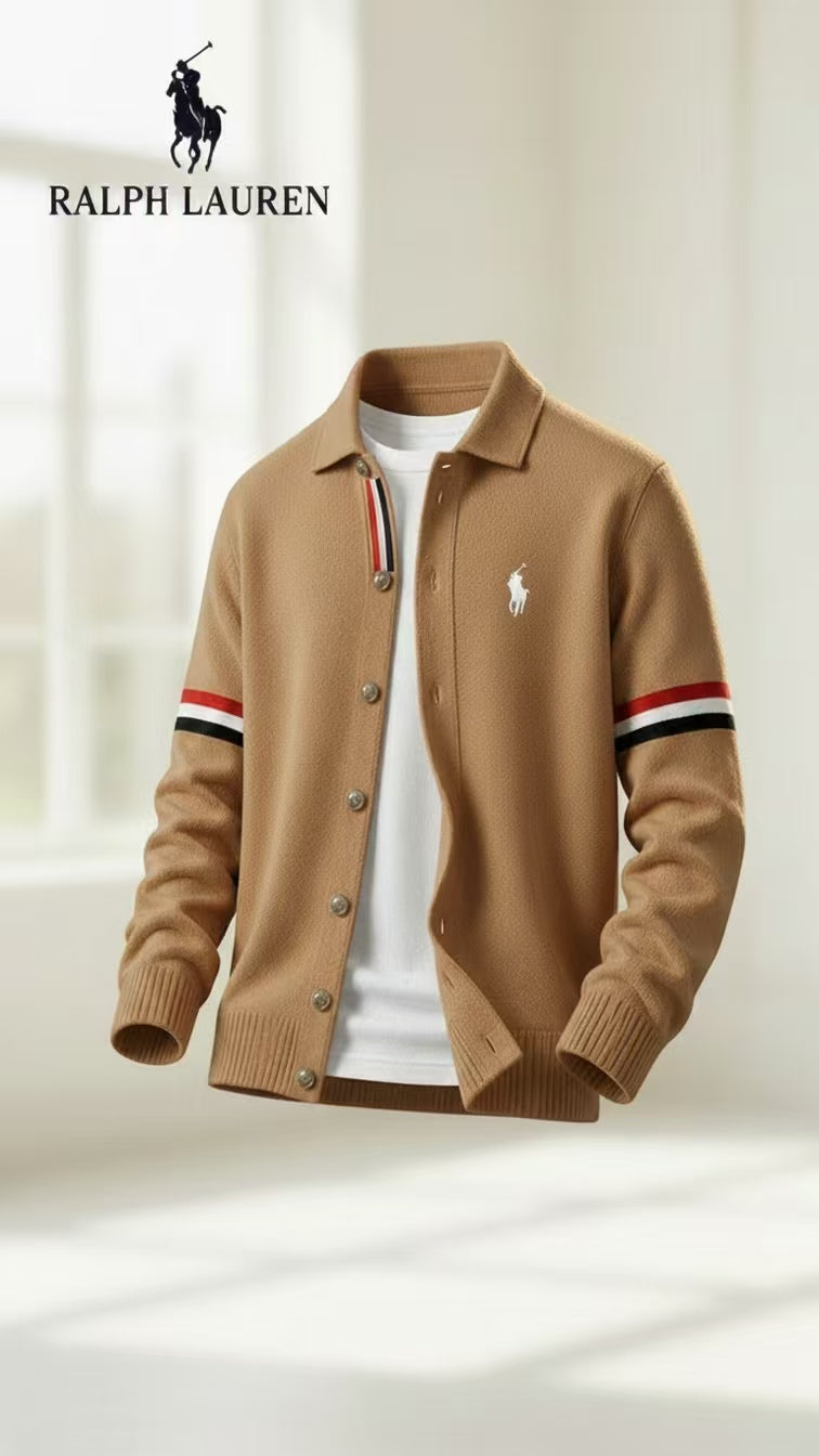 Men’s Collared Button Front Cardigan ✨